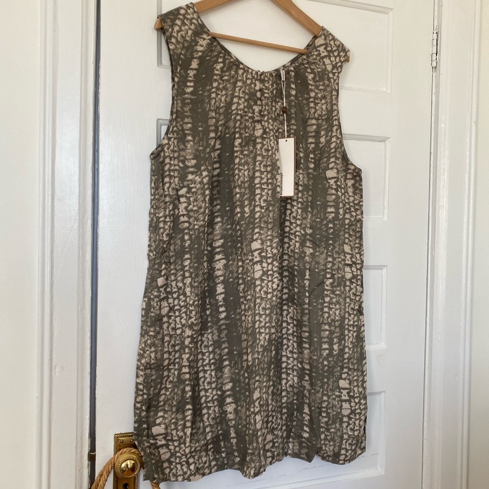 Soya Concept viscose printed shift tank dress